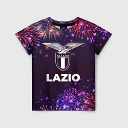 Футболка детская Праздничный Lazio, цвет: 3D-принт