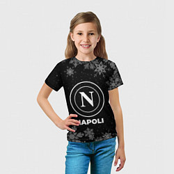 Футболка детская Снежный Napoli, цвет: 3D-принт — фото 2