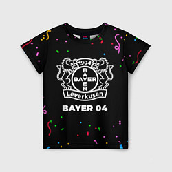 Футболка детская Bayer 04 конфети, цвет: 3D-принт