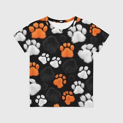 Футболка детская Мохнатые лапки, цвет: 3D-принт