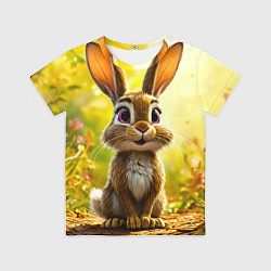 Футболка детская Зайчишка, цвет: 3D-принт