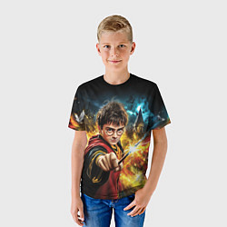 Футболка детская Гарри Поттер и магия, цвет: 3D-принт — фото 2