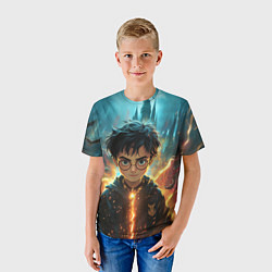 Футболка детская Гарри Поттер магия, цвет: 3D-принт — фото 2