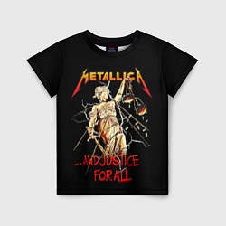 Футболка детская Metallica justice for all, цвет: 3D-принт