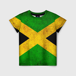 Футболка детская Jamaica flag, цвет: 3D-принт