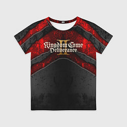 Детская футболка Kingdom Come Deliverance 2 лого на текстуре