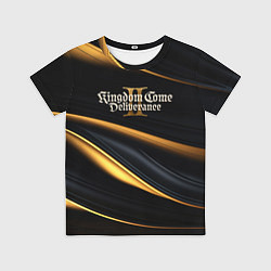 Футболка детская Kingdom Come Deliverance 2 black and gold, цвет: 3D-принт