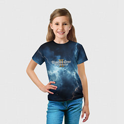 Футболка детская Kingdom Come Deliverance 2 синее небо, цвет: 3D-принт — фото 2