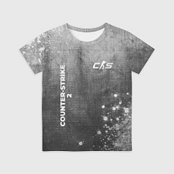 Футболка детская Counter-Strike 2 - grey gradient вертикально, цвет: 3D-принт