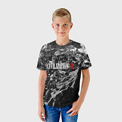 Футболка детская Civilization VII, цвет: 3D-принт — фото 2