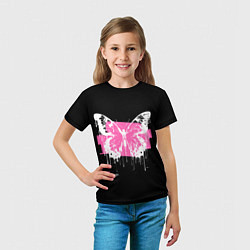 Футболка детская Butterfly Tattoo, цвет: 3D-принт — фото 2