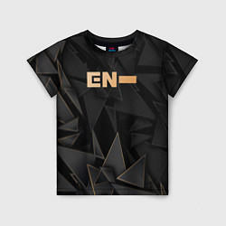 Футболка детская Enhypen golden poly, цвет: 3D-принт