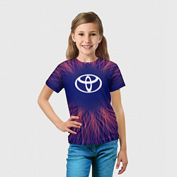 Футболка детская Toyota red energy, цвет: 3D-принт — фото 2