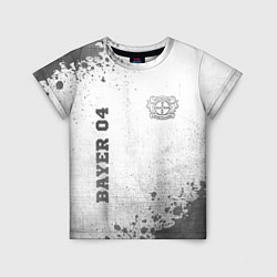 Футболка детская Bayer 04 - white gradient вертикально, цвет: 3D-принт