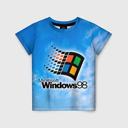Футболка детская Mindows 98 logo, цвет: 3D-принт