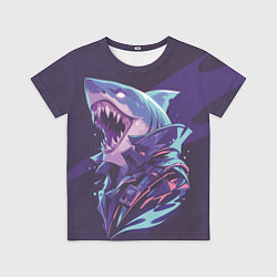 Футболка детская Акула-монстр, цвет: 3D-принт