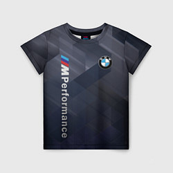 Футболка детская BMW black-grey, цвет: 3D-принт