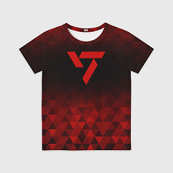 Футболка детская Seventeen red poly, цвет: 3D-принт