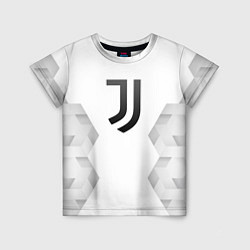 Футболка детская Juventus white poly, цвет: 3D-принт