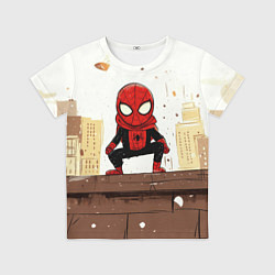 Футболка детская Мини человек-паук, цвет: 3D-принт