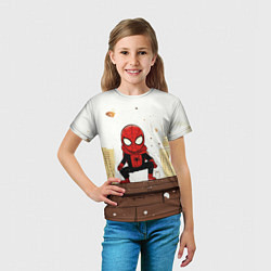 Футболка детская Мини человек-паук, цвет: 3D-принт — фото 2