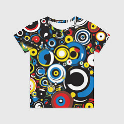 Футболка детская Абстракция геометрическая, цвет: 3D-принт
