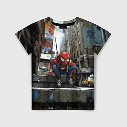 Футболка детская Spiderman New York city, цвет: 3D-принт