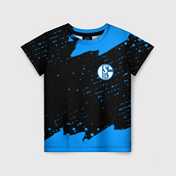 Футболка детская Schalke 04 fc blue color, цвет: 3D-принт