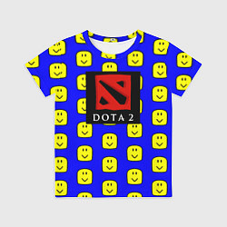 Футболка детская Dota smile pattern, цвет: 3D-принт
