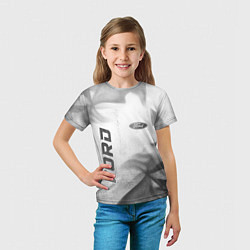 Футболка детская Ford - white gradient вертикально, цвет: 3D-принт — фото 2