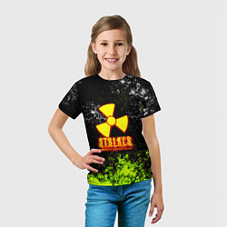 Футболка детская Stalker брызги красок, цвет: 3D-принт — фото 2