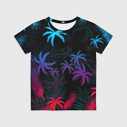 Футболка детская Тропики градиент, цвет: 3D-принт