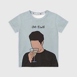 Футболка детская Ross - im fine, цвет: 3D-принт