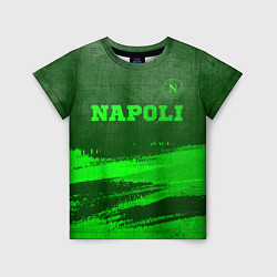 Футболка детская Napoli - green gradient посередине, цвет: 3D-принт