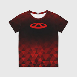Футболка детская Chery red poly, цвет: 3D-принт
