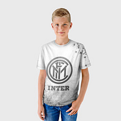Футболка детская Inter - white gradient, цвет: 3D-принт — фото 2