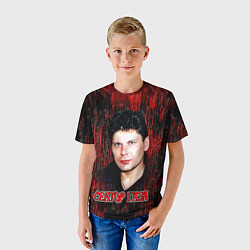 Футболка детская Сектор газа фото Юрий Хой, цвет: 3D-принт — фото 2