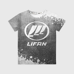 Футболка детская Lifan - grey gradient, цвет: 3D-принт