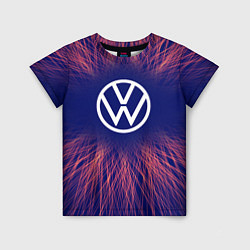 Футболка детская Volkswagen red energy, цвет: 3D-принт