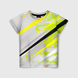 Футболка детская Color white light green, цвет: 3D-принт