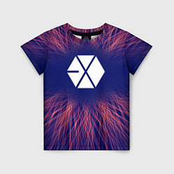 Футболка детская Exo red energy, цвет: 3D-принт