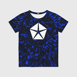 Футболка детская Jeep blue energy, цвет: 3D-принт
