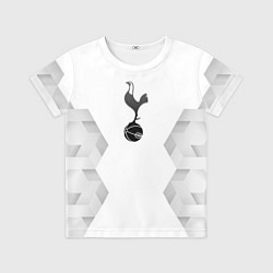 Футболка детская Tottenham white poly, цвет: 3D-принт