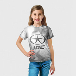 Футболка детская JAC - white gradient, цвет: 3D-принт — фото 2