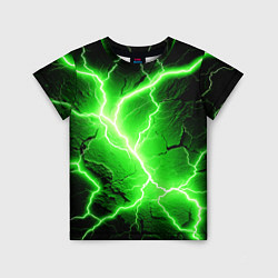 Футболка детская Color green black, цвет: 3D-принт