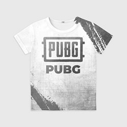 Футболка детская PUBG - white gradient, цвет: 3D-принт