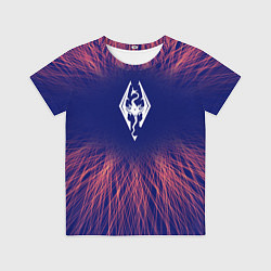Футболка детская Skyrim red energy, цвет: 3D-принт