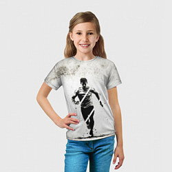 Футболка детская Спринтер на белом, цвет: 3D-принт — фото 2