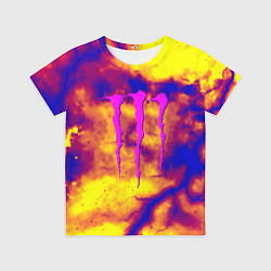 Детская футболка Monster energy storm grunge