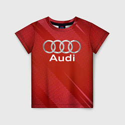 Футболка детская Audi - абстракция, цвет: 3D-принт